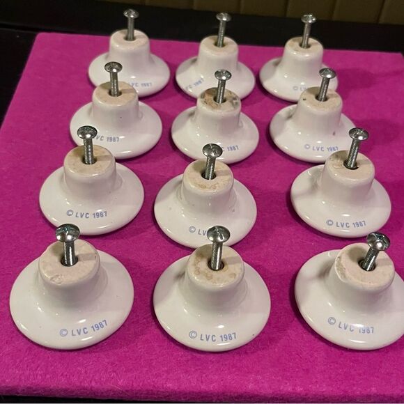 Lillian Vernon LVC 1987 Vintage Rubber Duck Porcelain Drawer Pulls 12 - Picture 9 of 12